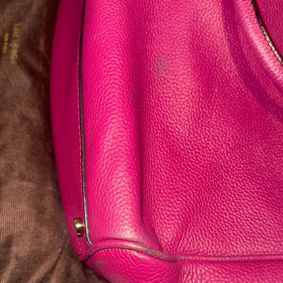 Kate Spade Raspberry Satchel Bag with Structured Design - Picture 8 of 8